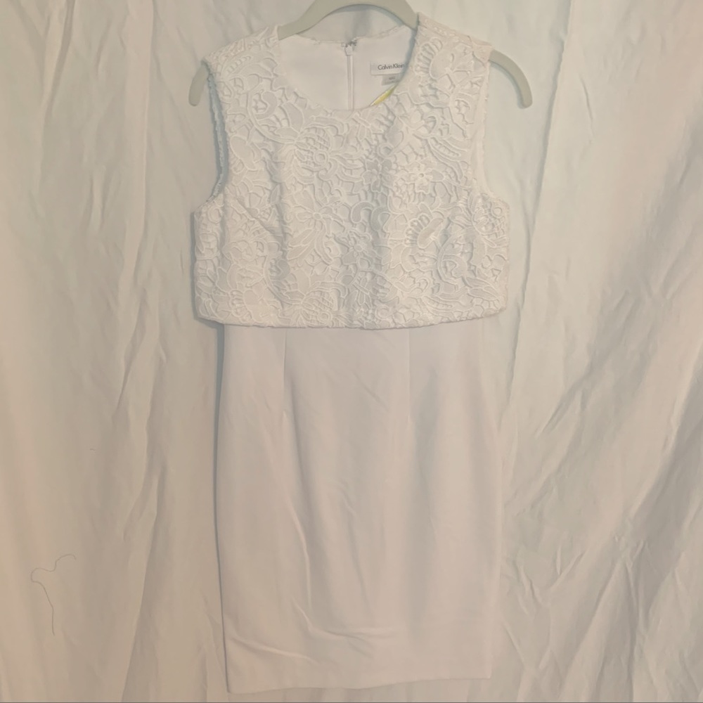 NWT Calvin Klein white dress! Make an offer!